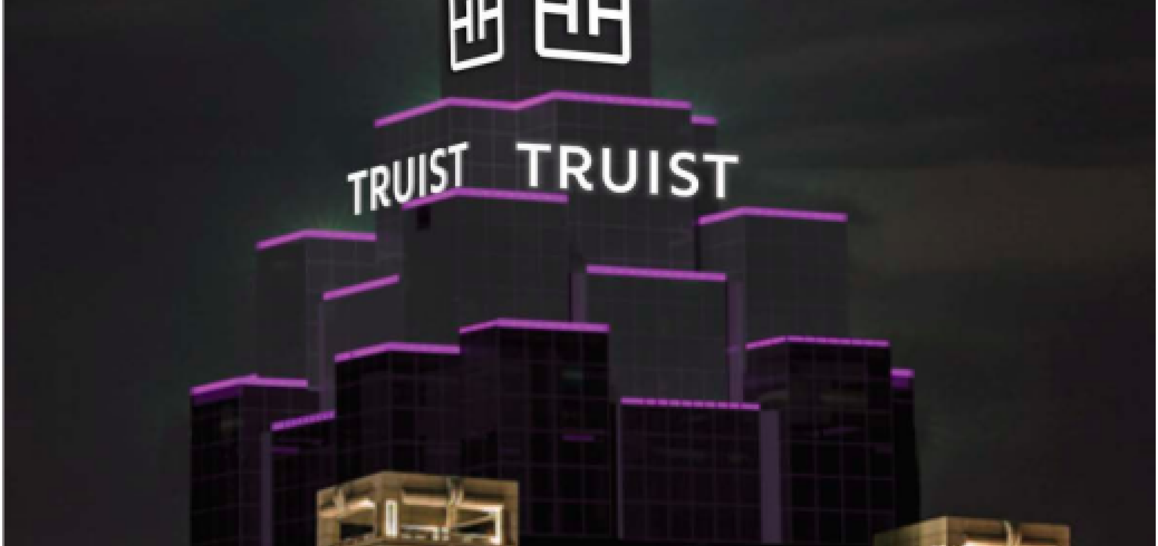 Signage on Atlanta's secondtallest building continues; now scaled back